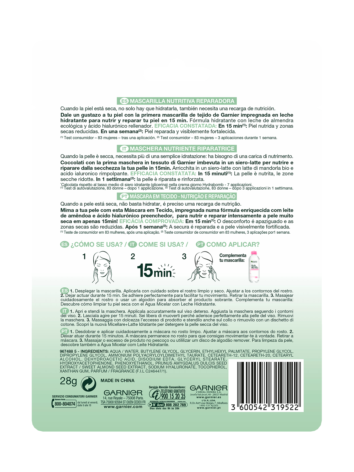 Nutri Bomb Tissu Mask